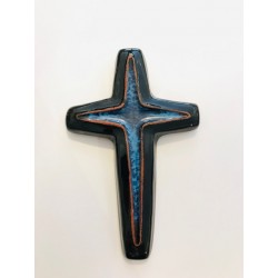 Croix rectangulaire bleue...