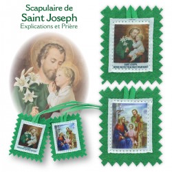 Scapulaire Saint Joseph en...