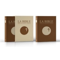 La Bible Traduction Officielle Liturgique-cuir marron