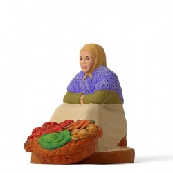 Marchande de légumes et son...