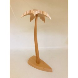 Palmier en bois sculpté