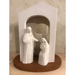 Crèche lampe argile...