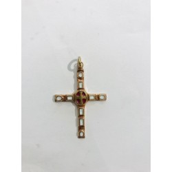 Croix pendentif bronze...