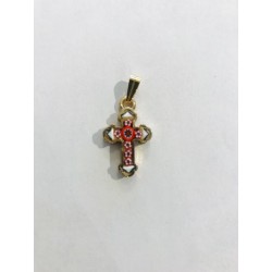 Croix orthodoxe plaqué-or...