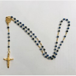 Chapelet sodalite, croix...