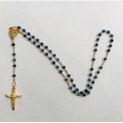 Chapelet sodalite, croix...