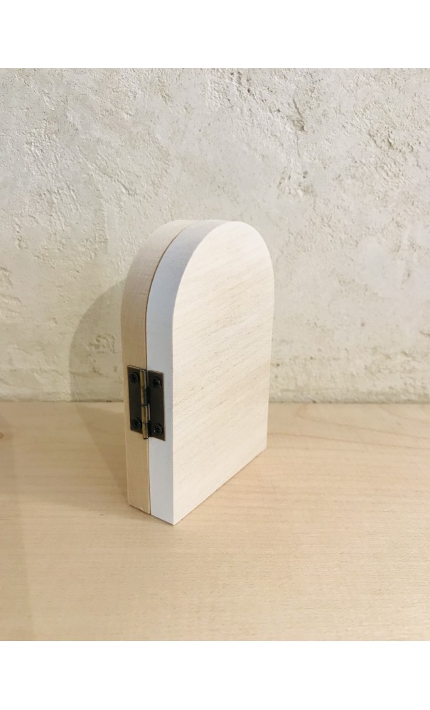 Icône Sacrée En Bois Sainte Famille – Diptyque Fond Or 10x7,5 Cm, Artisanat Grec, Idéal Décoration Ou Cadeau Religieux