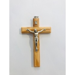 Crucifix en olivier avec...