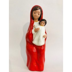 Vierge à l'Enfant émaillée...