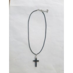 Croix pendentif hématite...