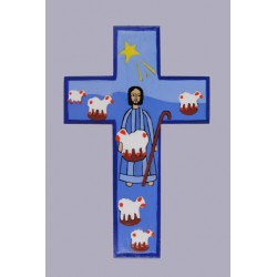 Croix murale enfantine Bon...