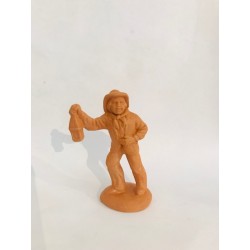Homme à la lanterne, santon...