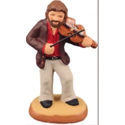 Violoniste (veste marron,...