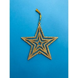 Etoiles pailletées dorées...