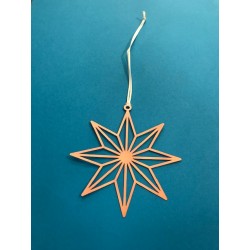 Etoile en métal découpé-8cm