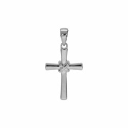 Croix argent et entrelacs