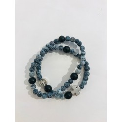 Bracelet-chapelet élastique...