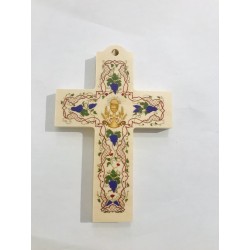 Croix murale bois clair...