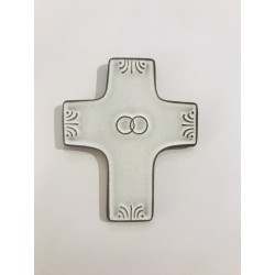 Croix blanche en céramique...