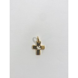Croix plaqué-or avec...