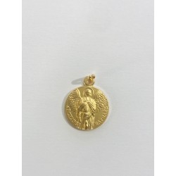Medaille plaqué-or Archange...