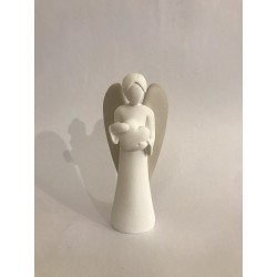 Ange portant coeur résine...