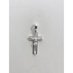 Croix en argent bicolore...