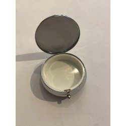 Custode argentée et émail...