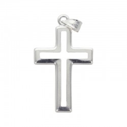 Croix argent évidée sans...