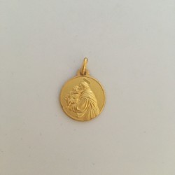médaille Saint Antoine plaqué-or