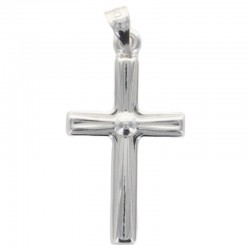 Croix argent sans Christ...