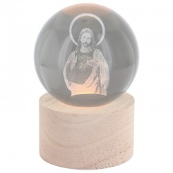 Boule en verre lumineuse...