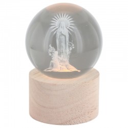 Boule en verre lumineuse...