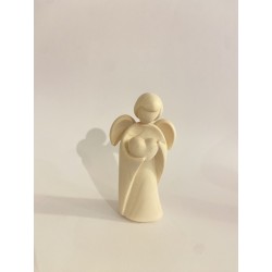 Ange gardien en bois...