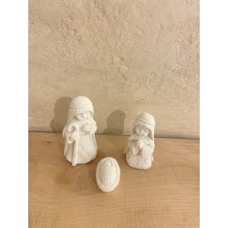 Mini crèche naïve résine...