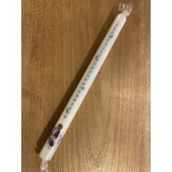 Bougie de l'Avent blanche...