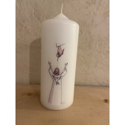 Bougie onction fille blonde...