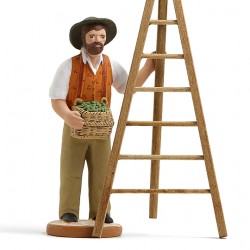 Cueilleur d'olives, santon...