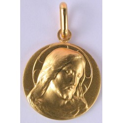 Médaille Christ auréole,...
