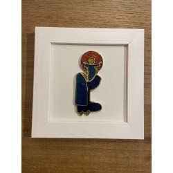 Cadre blanc Vierge...