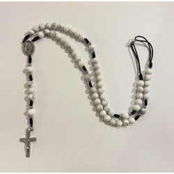 Chapelet moderne en howlite...