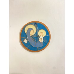 Médaillon terre cuite...