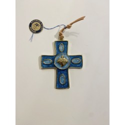 Croix murale en bronze...