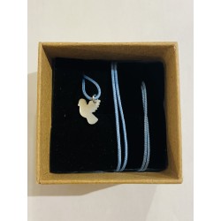 Colombe en nacre sur fil...