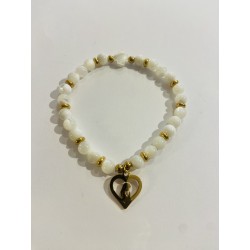 Bracelet élastique, verre...