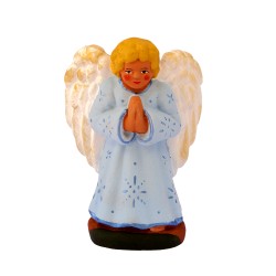 Ange robe bleue, santon...