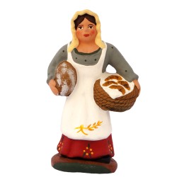 Boulangère, santon Richard 7cm
