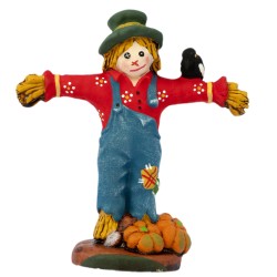 Epouvantail rouge, santon...