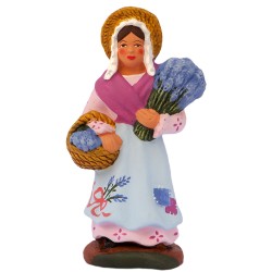 Femme lavande debout,...