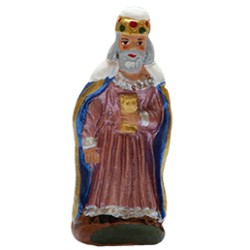 Roi mauve, santon Richard 4cm